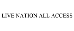 LIVE NATION ALL ACCESS