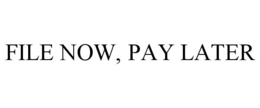 FILE NOW, PAY LATER
