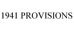 1941 PROVISIONS