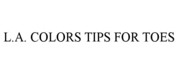 L.A. COLORS TIPS FOR TOES