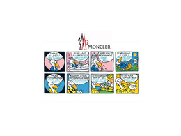 MONCLER SIMPLE A' LAVER! EASY TO WASH! LA LA LAAA JE ME LAVE AU SAVON DOUX I WASH IN A MILD SOAP! JE ME RINCE ABONDAMMENT… I RINSE WELL… ET ME SECHE A' L'AIR! ...AND DRY IN AN AERATED SPOT! FACILE A' DEGRAISSER EASY TO DRY CLEAN! WOUAAAH! JE SUIS TRES SALE! QUE FAIRE? OH! I'M VERY DIRTY! WHAT CAN I DO? JE VOUDRAIS UN BAIN DE P… I'D LIKE TO HAVE A BATH WITH P ET ME VOILA REMIS A' NEUF! AND I'M FINE AGAIN!