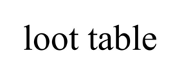 LOOT TABLE
