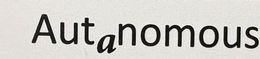 AUTANOMOUS