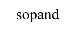 SOPAND