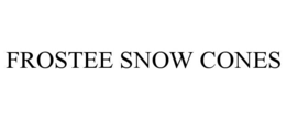 FROSTEE SNOW CONES