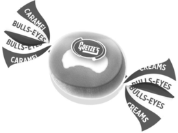 GOETZE'S CARAMEL BULLS-EYES BULLS-EYES CARAMEL CREAMS BULLS-EYES BULLS-EYES CREAMS