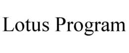 LOTUS PROGRAM