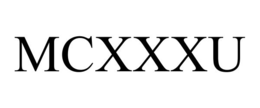 MCXXXU