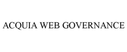 ACQUIA WEB GOVERNANCE