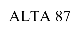 ALTA 87