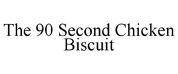 THE 90 SECOND CHICKEN BISCUIT