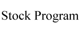 STOCK PROGRAM
