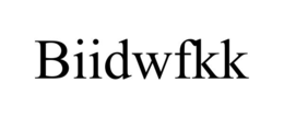 BIIDWFKK
