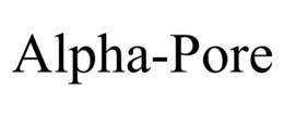 ALPHA-PORE