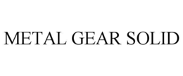 METAL GEAR SOLID