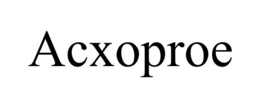 ACXOPROE