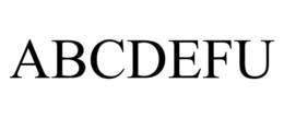 ABCDEFU