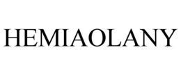 HEMIAOLANY