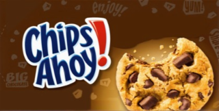 CHIPS AHOY! BIG CHOCOLATE ENJOY! YUM! SHARE