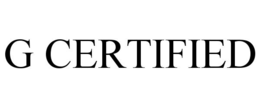 G CERTIFIED