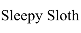 SLEEPY SLOTH