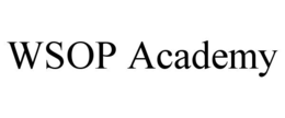 WSOP ACADEMY