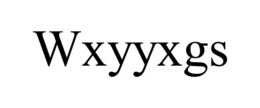 WXYYXGS