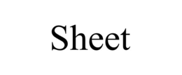 SHEET