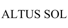 ALTUS SOL