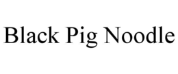 BLACK PIG NOODLE