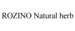 ROZINO NATURAL HERB