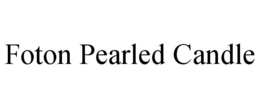 FOTON PEARLED CANDLE