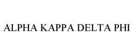 ALPHA KAPPA DELTA PHI