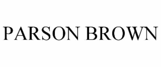 PARSON BROWN