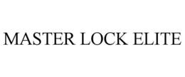 MASTER LOCK ELITE