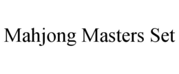 MAHJONG MASTERS SET