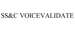 SS&C VOICEVALIDATE