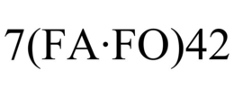 7(FA·FO)42