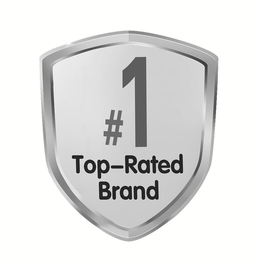 #1TOP-RATED BRAND