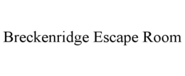 BRECKENRIDGE ESCAPE ROOM