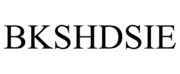 BKSHDSIE