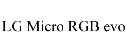 LG MICRO RGB EVO