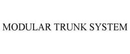 MODULAR TRUNK SYSTEM