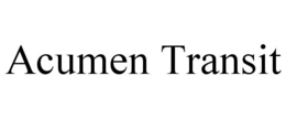 ACUMEN TRANSIT