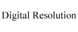DIGITAL RESOLUTION
