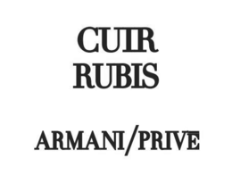 CUIR RUBIS ARMANI/PRIVE