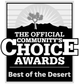THE OFFICIAL COMMUNITY'S CHOICE AWARDS BEST OF THE DESERT