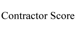 CONTRACTOR SCORE