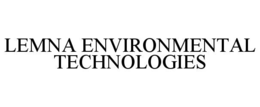 LEMNA ENVIRONMENTAL TECHNOLOGIES