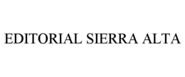 EDITORIAL SIERRA ALTA